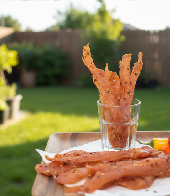 Orange Cluck Jerky